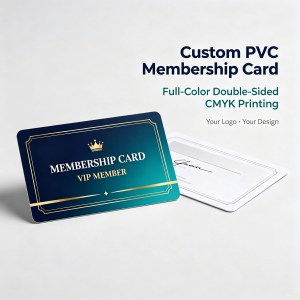 Custom PVC Plastic Membership Card VIP Loyalty Gift Card Waterproof Oil Proof Gym Beauty Hotel