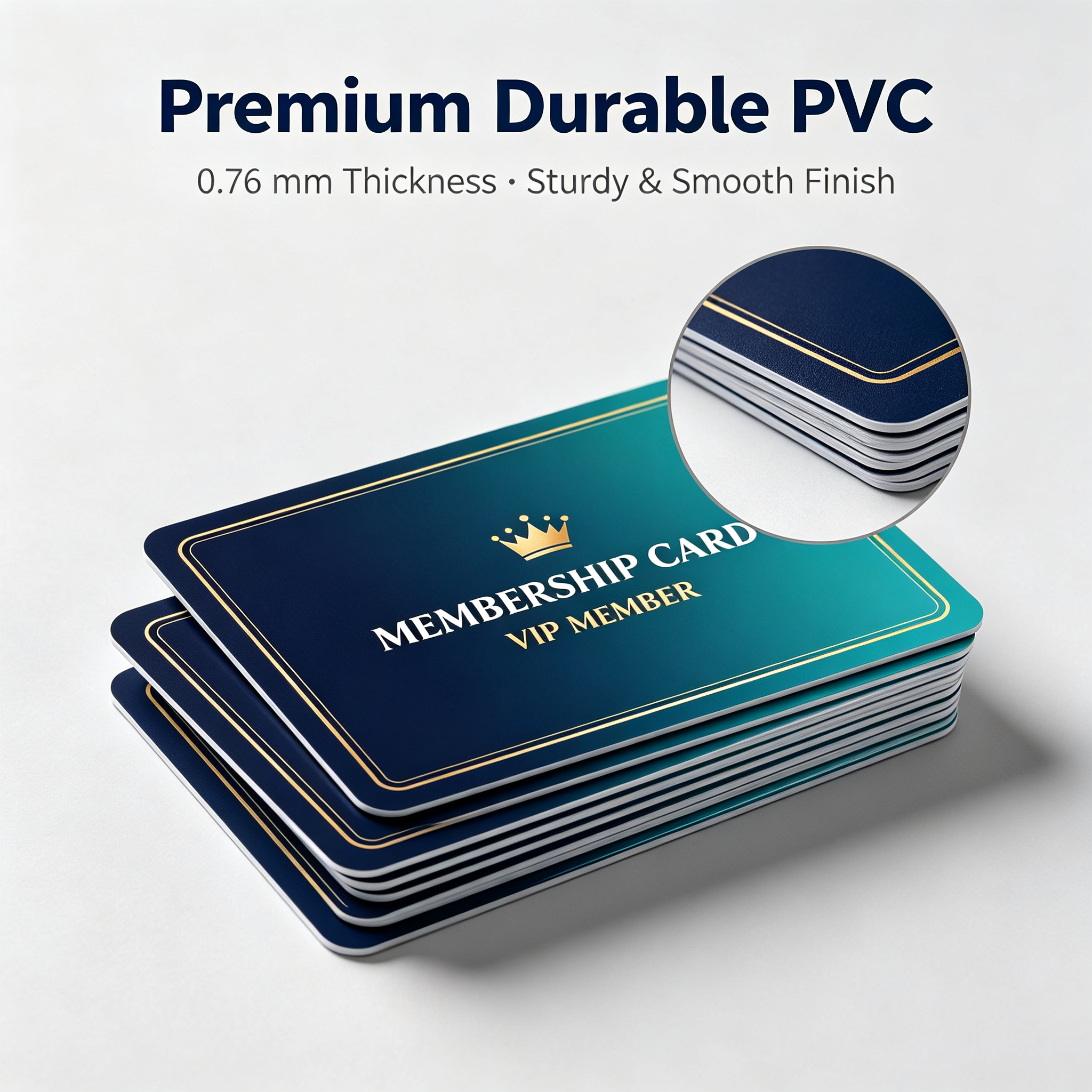Custom PVC Plastic Membership Card VIP Loyalty Gift Card Waterproof Oil Proof Gym Beauty Hotel - 图片 3